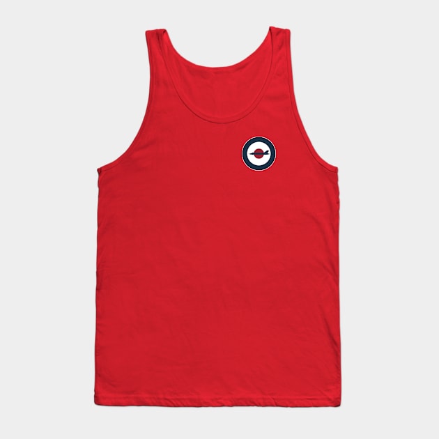 RAF Avro Vulcan (Small logo) Tank Top by TCP